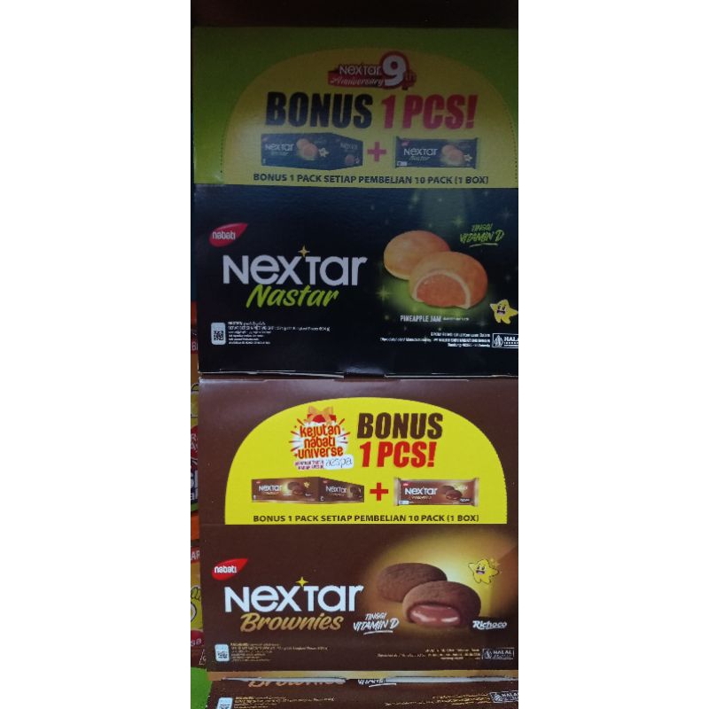 

NEXTAR SANDWICH RASA COKLAT DAN NANAS 1PAK ISI 10PCS