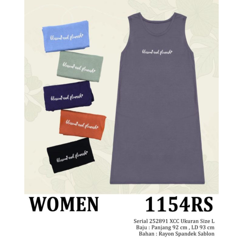 1154RS LEMONE DASTER MURAH PENDEK DRESS PENDEK TANPA LENGAN RAYON SPX Wanita Casual Rumahan DASTER K