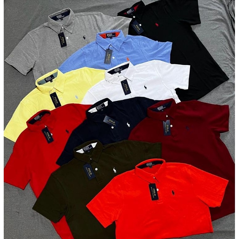 Stok Terbatas Polo RL Kerah Biasa  SFABRIC RL  Polo Shirt RL  Branded