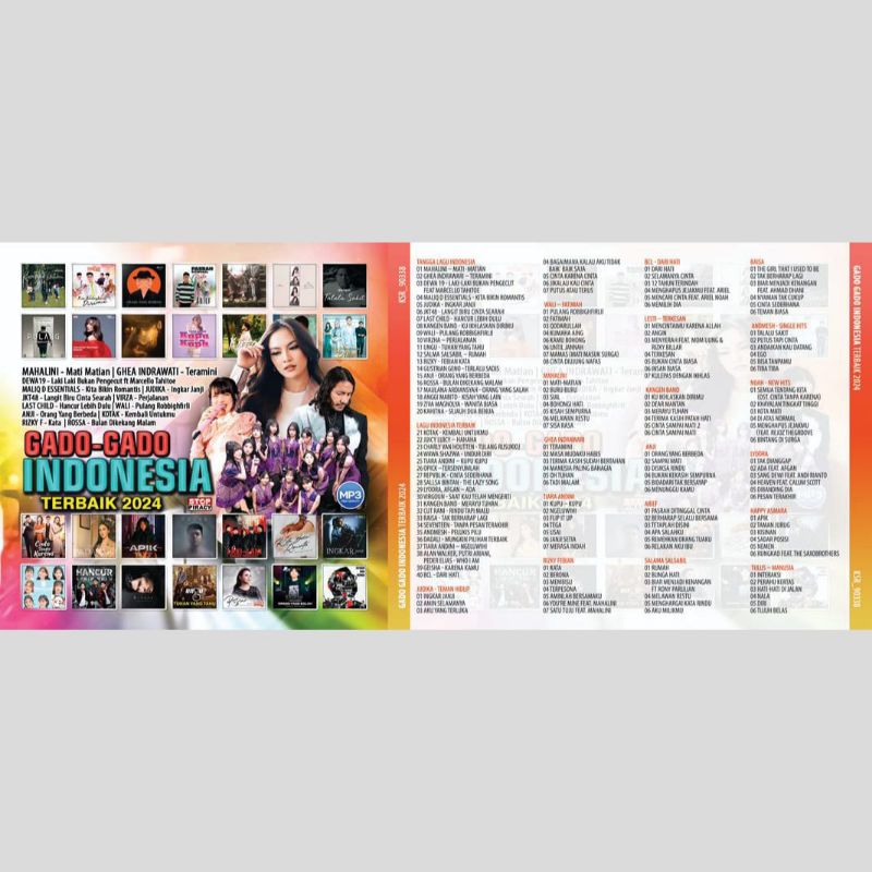 Kaset Mp3 Audio Lagu Gado Gado Indo Terbaik 2024