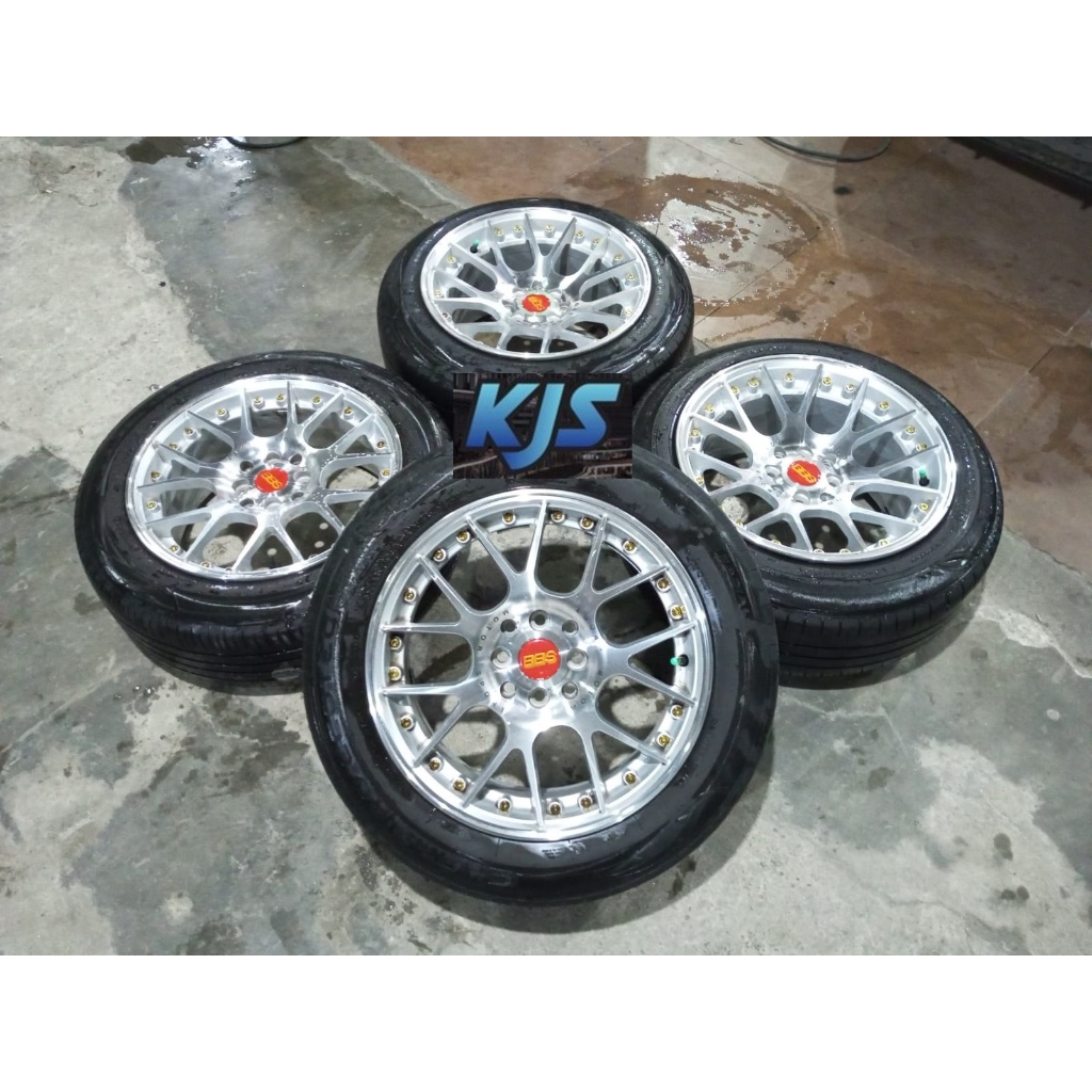 Velg Racing Celong Bekas Ring 16 BBS CHR Pcd 4x100 4x114 Ban 195/60 R16 Buat Avanza Xenia Livina Eva