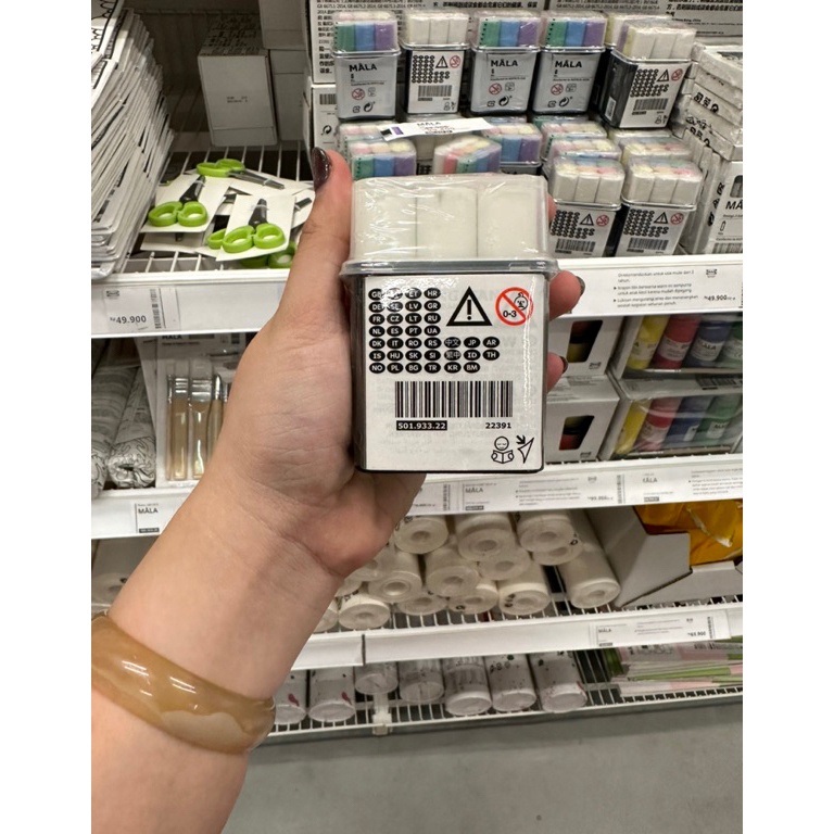 

MALA Kapur tulis warna campuran kapur papan tulis aneka warna KODE X1L6