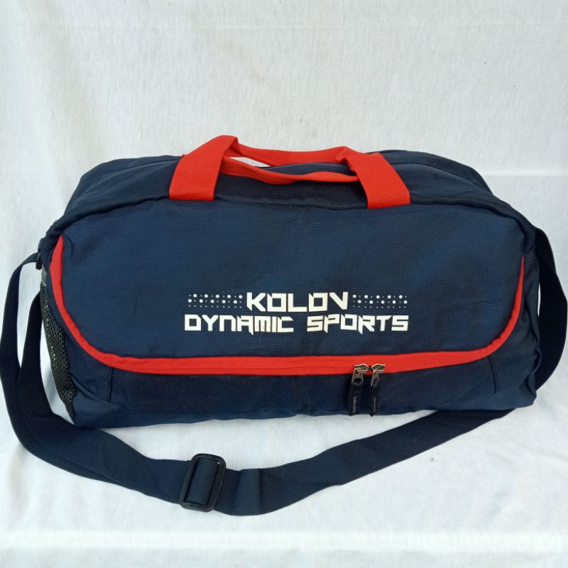 Tas Travel Gym Duffle Bag Minggat Kolon Sport Navy Preloved