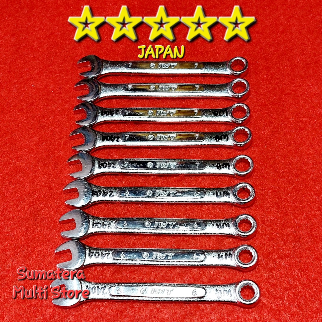 Kunci Ring Pas no 6 dan 7 Made in Japan - Kunci Banci / Bencong / Ringpas