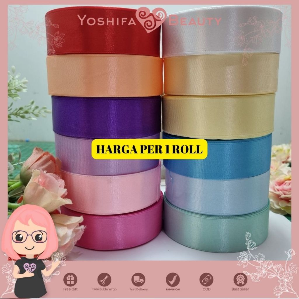 

Pita Satin 1 in (2,5 cm) 1 Roll