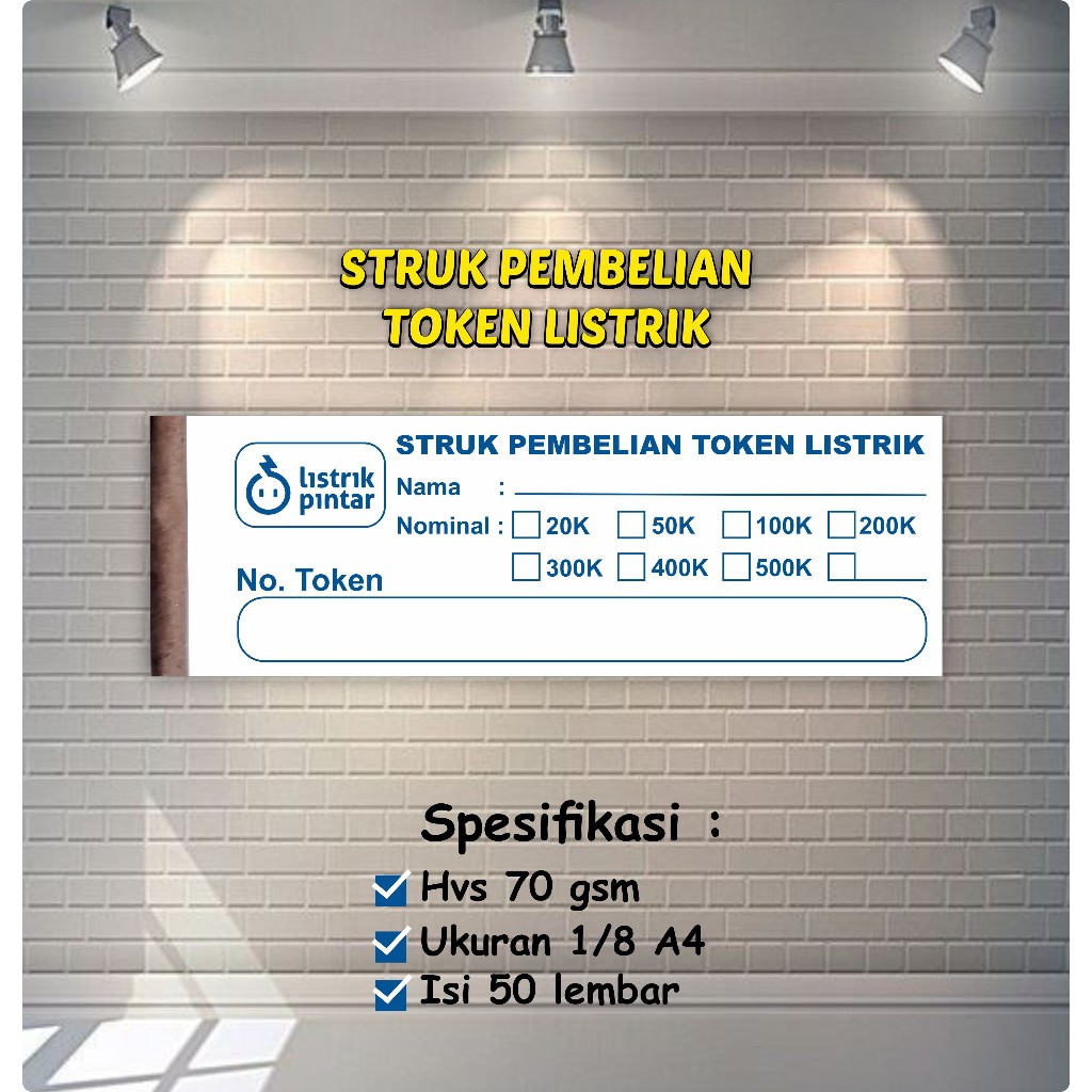 

STRUK PEMBELIAN TOKEN LISTRIK | NOTA TOKEN LISTRIK