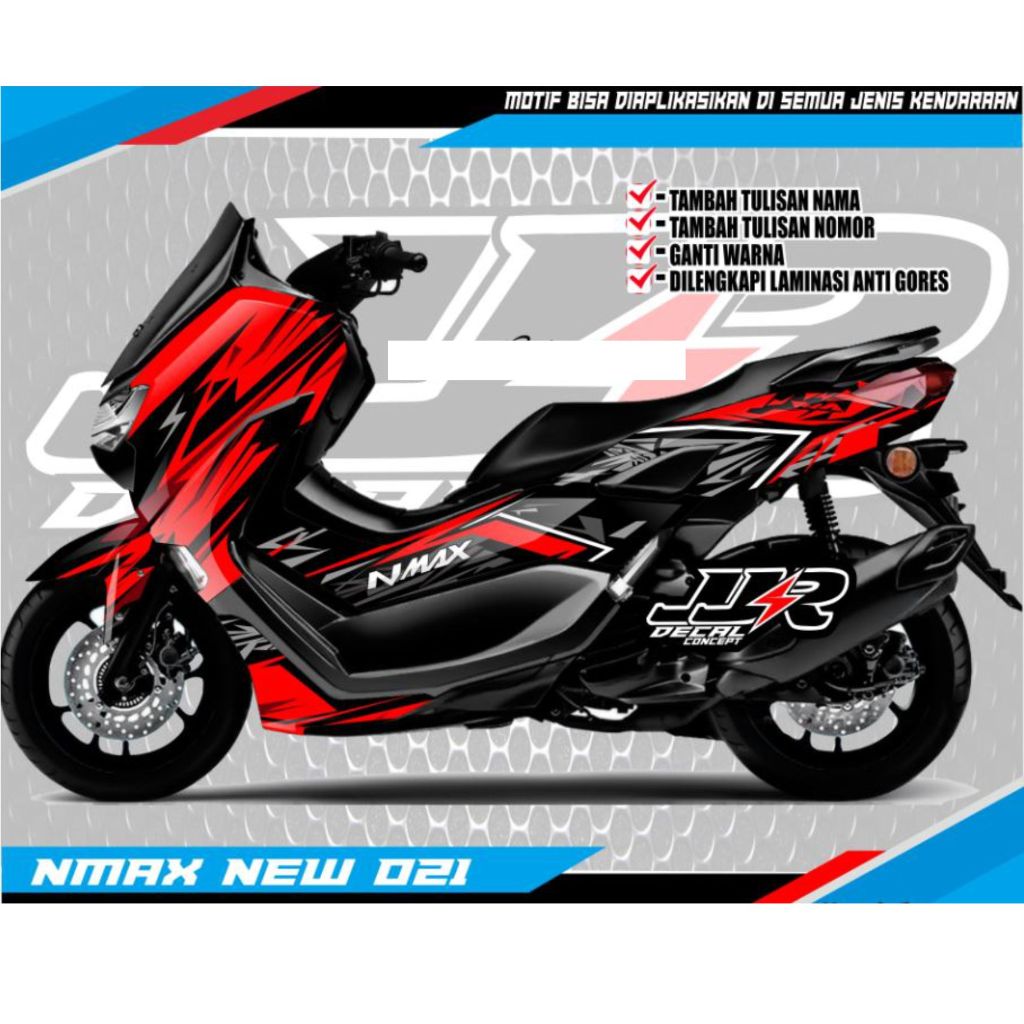STIKER DECAL YAMAHA NMAX 2020-2023 motor nmax full body