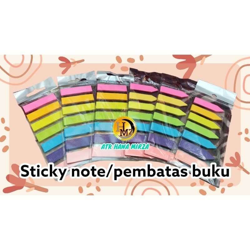 

Sticky note/pembatas buku