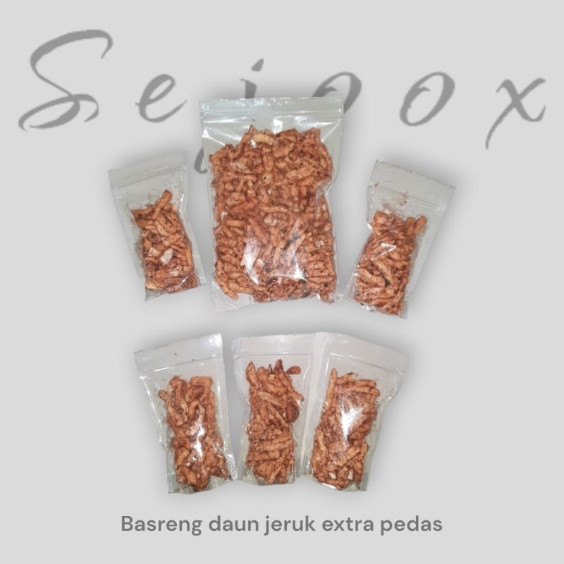 

Basreng extra pedas daun jeruk