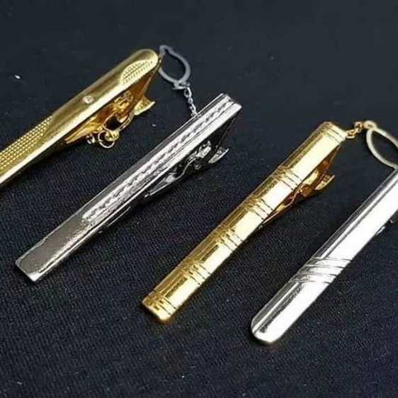 Pin Penjepit Dasi Silver / Jepit Dasi Gold