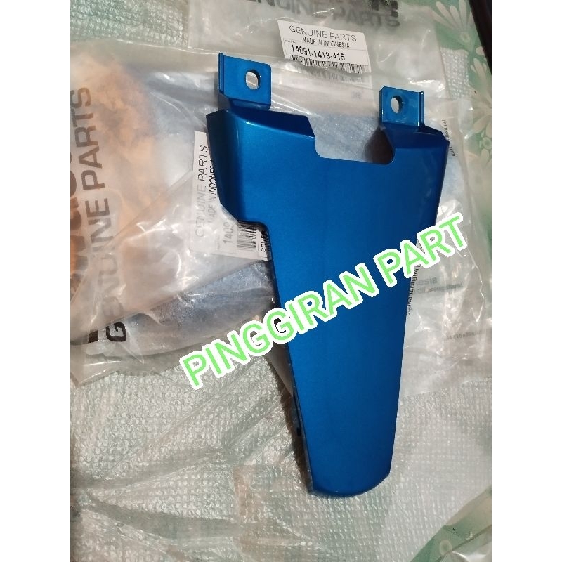 cover tail sambungan body bodi belakang blitz blitz r biru original