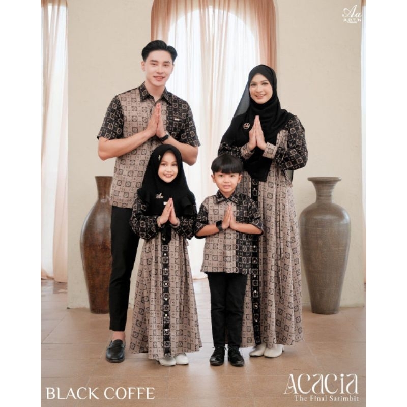 Sarimbit Acacia (Black) Couple Family