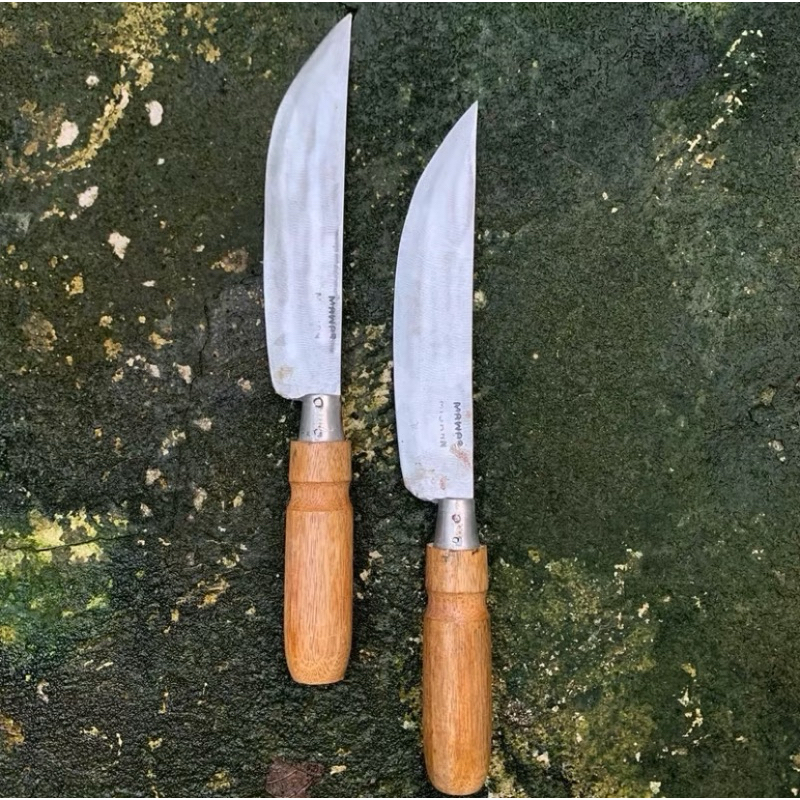 1 Pcs Pisau Dapur Bahan Baja Pir Putih Premium | Pisau Buah | Pisau Daging ( Pisau Mawar )