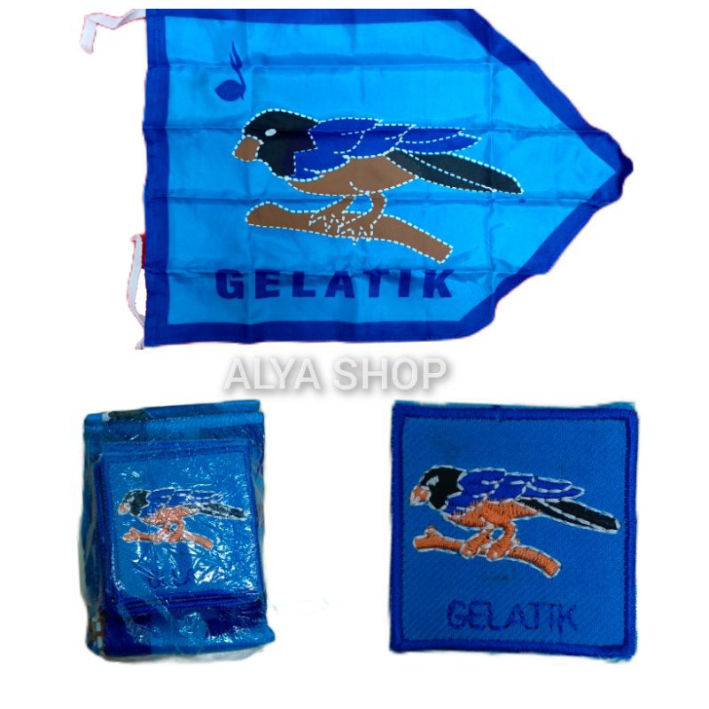 BET REGU GELATIK | Bet Tanda Regu Hewan | Bet Tanda Regu Bordir Gambar Hewan | Badge Pramuka