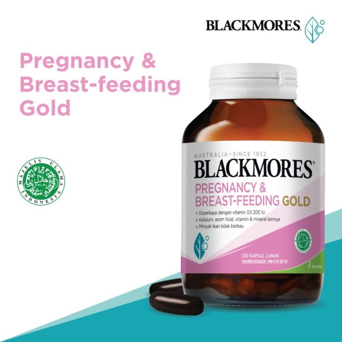 Blackmores Pregnancy & Breastfeeding Gold 120 Soft Capsule