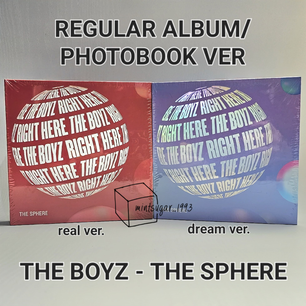 [ READY STOCK SEALED NEW OFFICIAL ] THE BOYZ - 1st Single Album [ THE SPHERE ] ( Regular Album / Pho