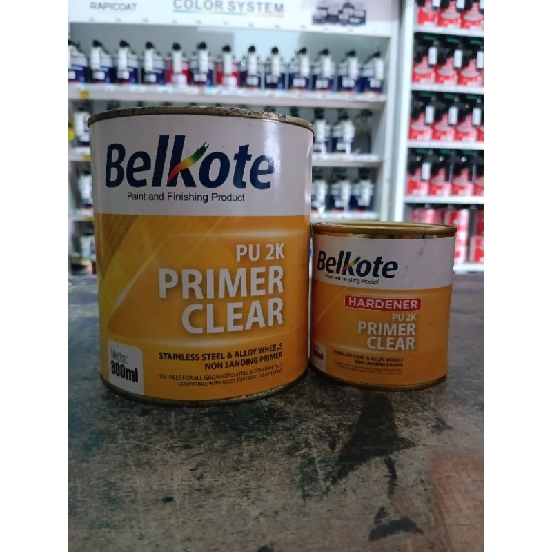 Belkote PU 2K Primer Clear / Clear Primer untuk Stainless