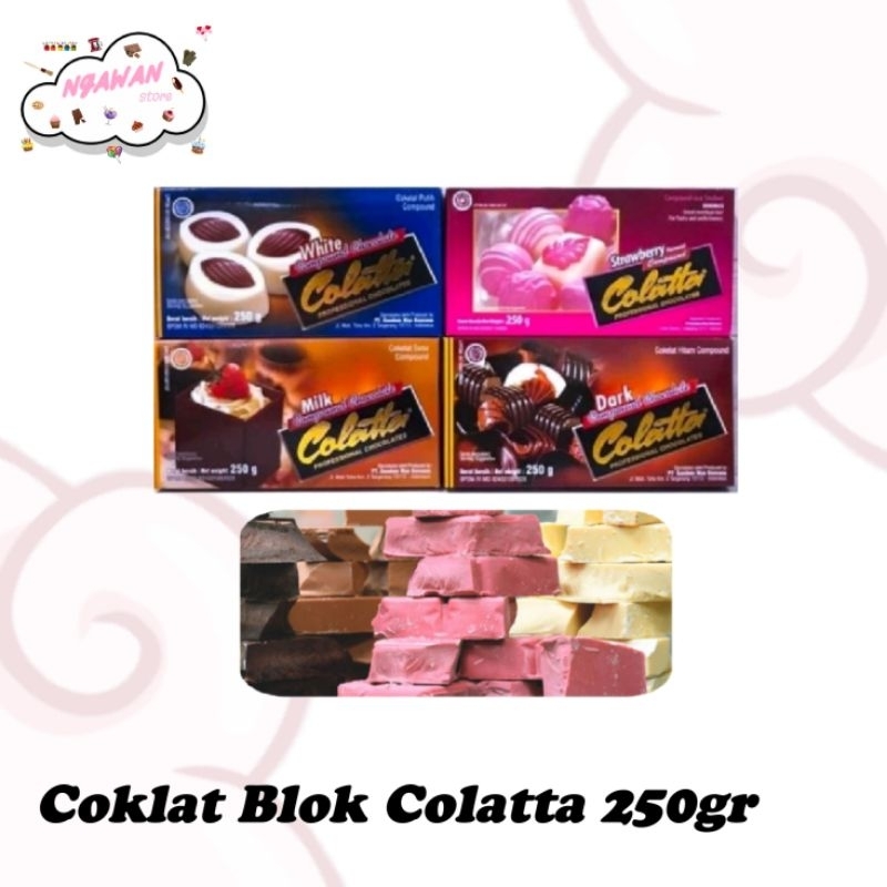 

250gr colatta compound - coklat batang