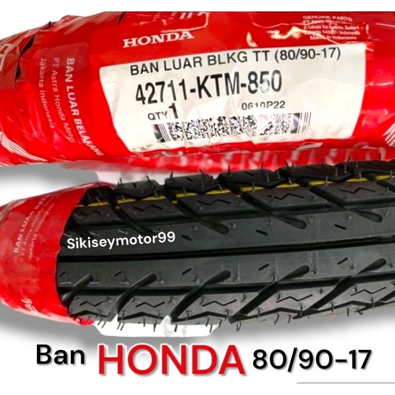 BAN 80/90-17 FEDERAL (HONDA) BAN LUAR BELAKANG Original HONDA 42711-KTM-850