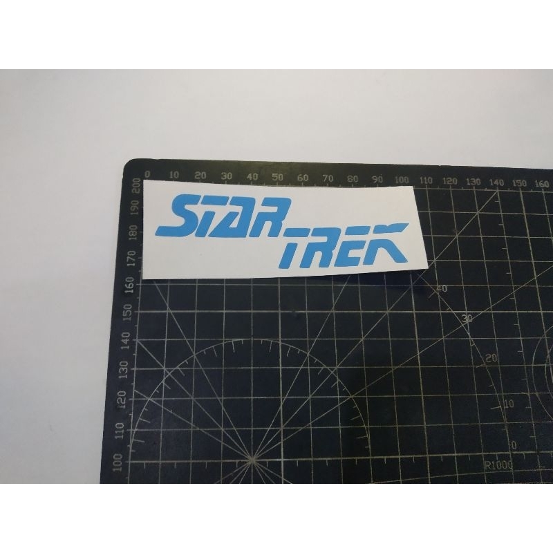 

cutting stiker star trek