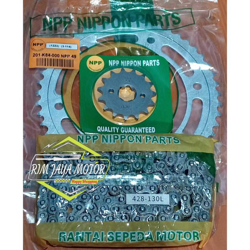 011-CRF 150L-NPP  GIR SET GEAR PAKET CRF 150 CRF 150 L KOMPLIT ORIGINAL NPP