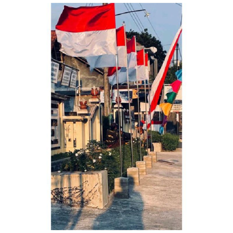 TERMURAH TIANG BENDERA STAINLESS STEEL UK 2M DAN 3M /TIANG BENDERA