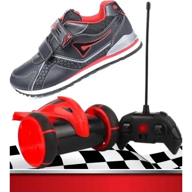 GRATIS MOBIL RC Sepatu Ardiles Anak TK PAUD SD Sepatu Sekolah anak Free Mainan mobilan RC ART U4X3