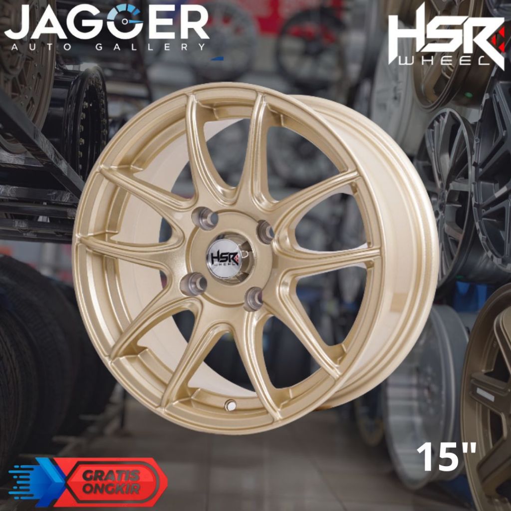 velg ring 15 mobil avanza, xenia, kijang, livina HSR KAMIKAZE GOLD