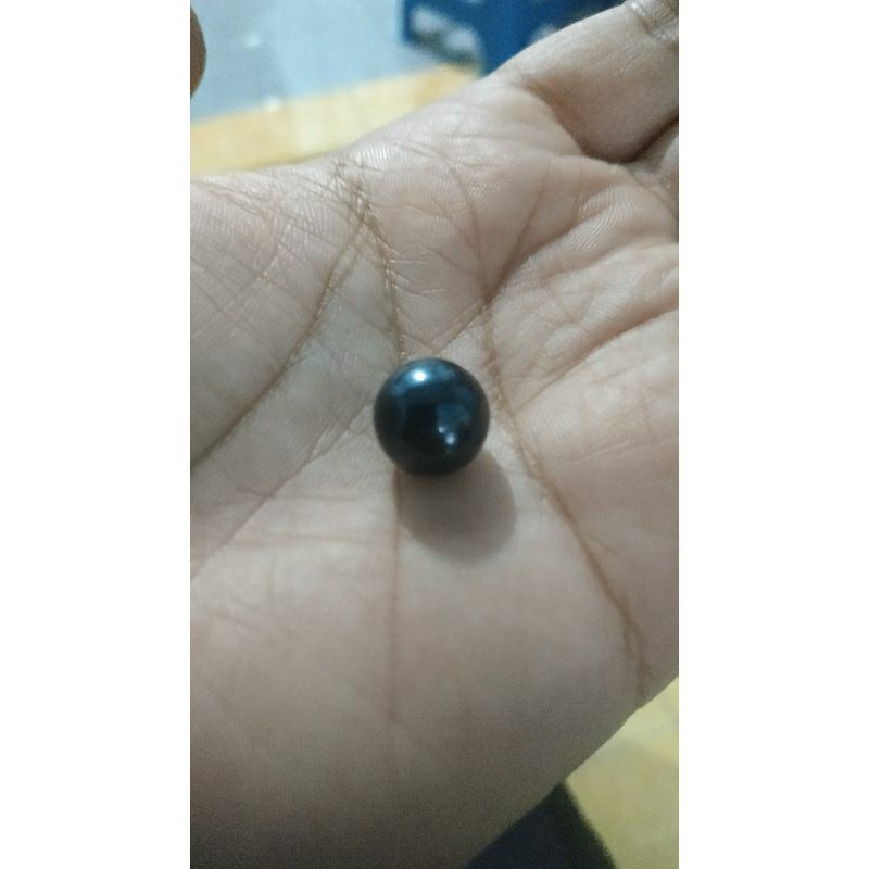 mutiara air laut lepasan warna hitam grade AAA