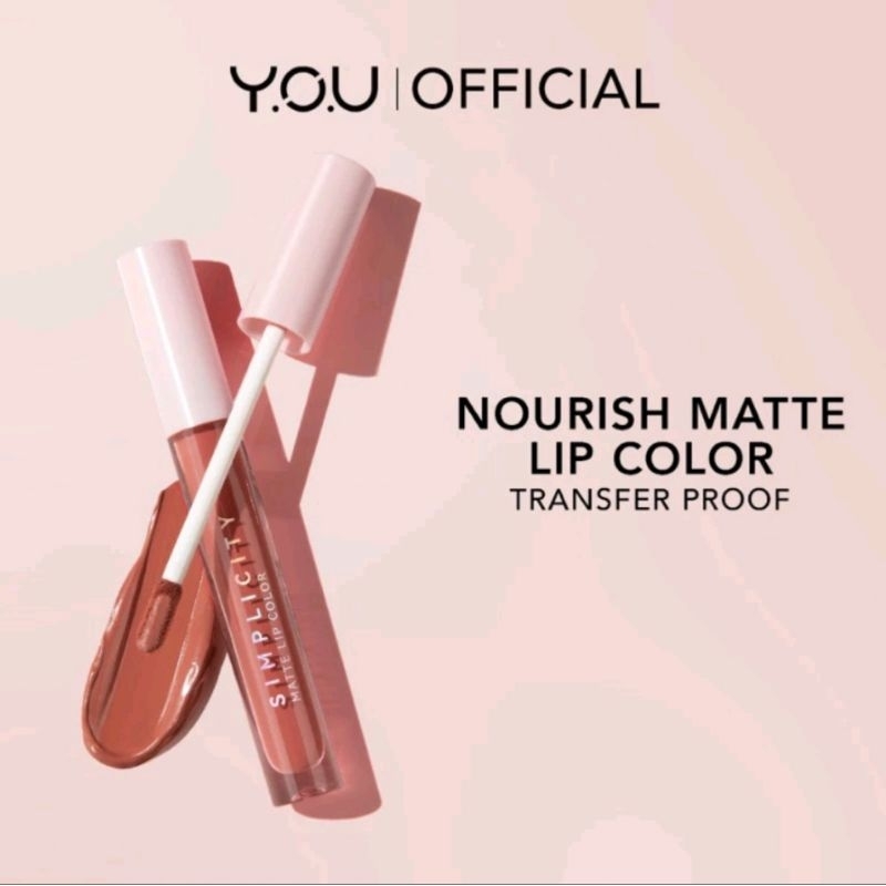 Y.O.U Simplicity Matte LipCream |Transferproof