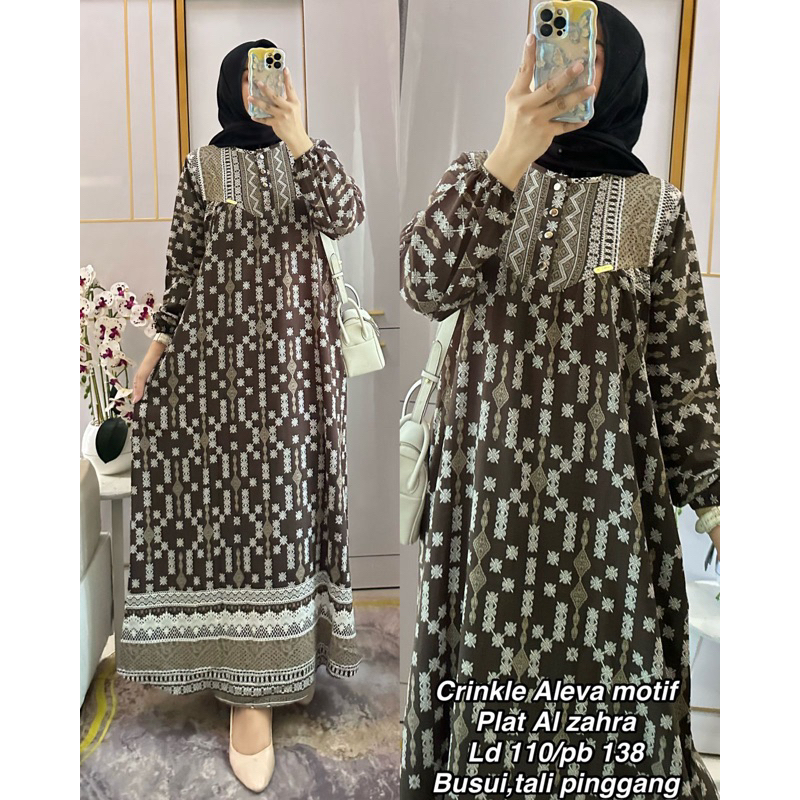 Gamis Crincle By Al Zahin dan Al Zahra 1264