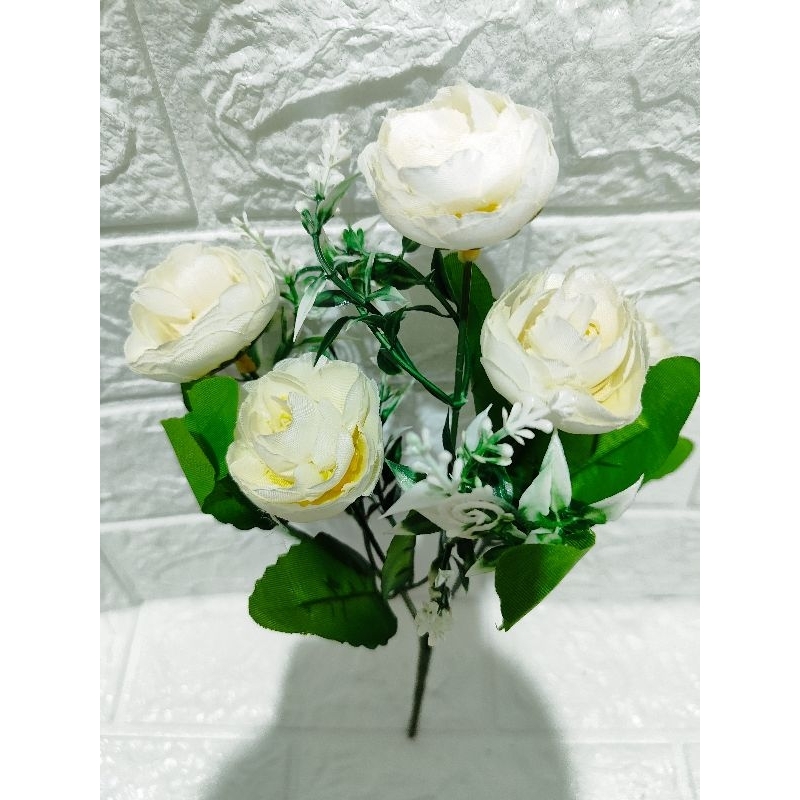 BUNGA KEMBANG SEPATU / BUNGA PLASTIK / BUNGA DEKORASI / BUNGA BUKET / BUNGA HIAS