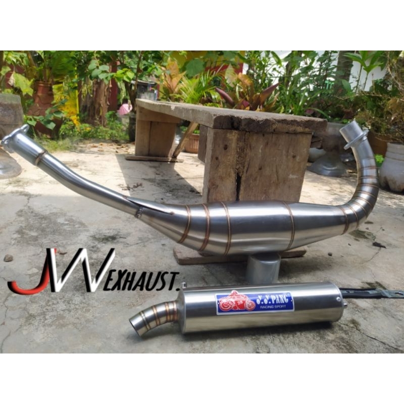 knalpot satria 2tak kolong repsol yy pang superpro Stinger bending