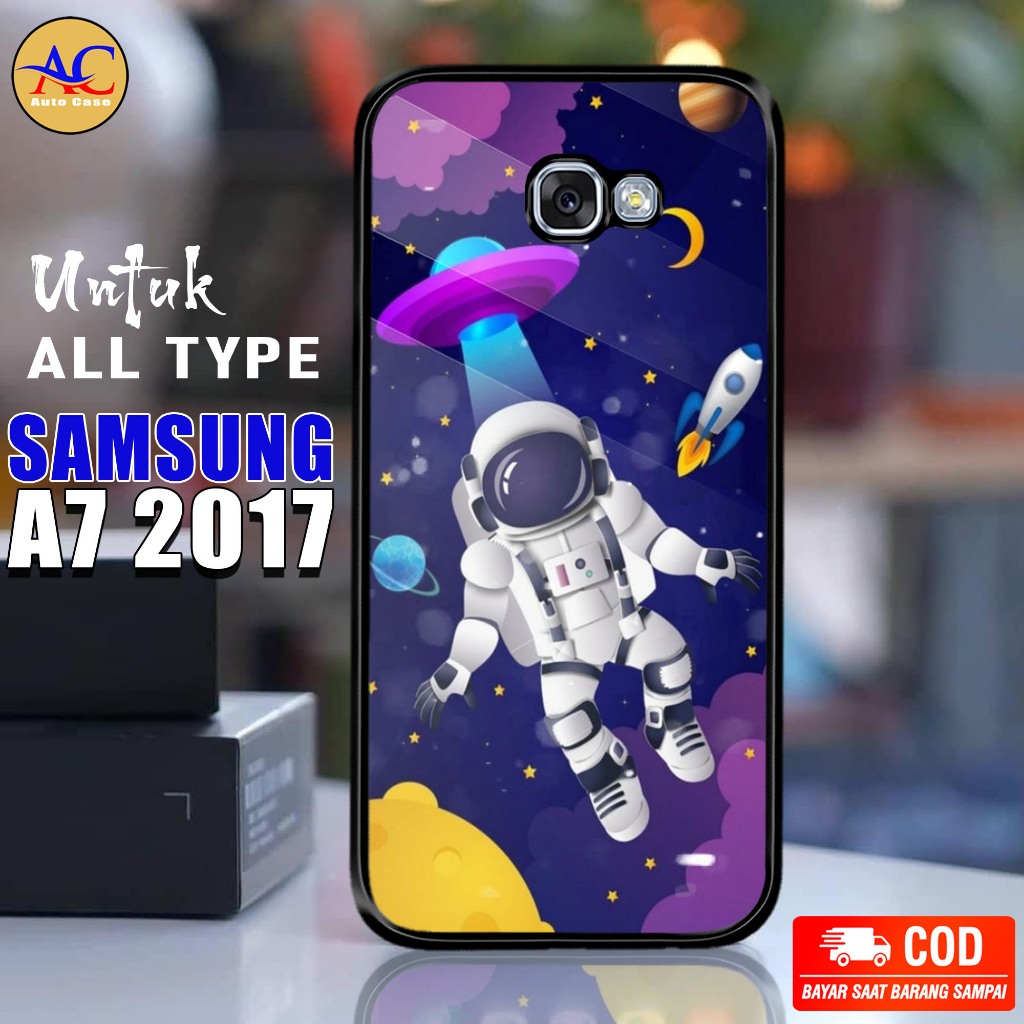 Case Hp Softcase Glossy SAMSUNG A7 2017ASTRNT Casing Silikon Handphone Pelindung Kamera