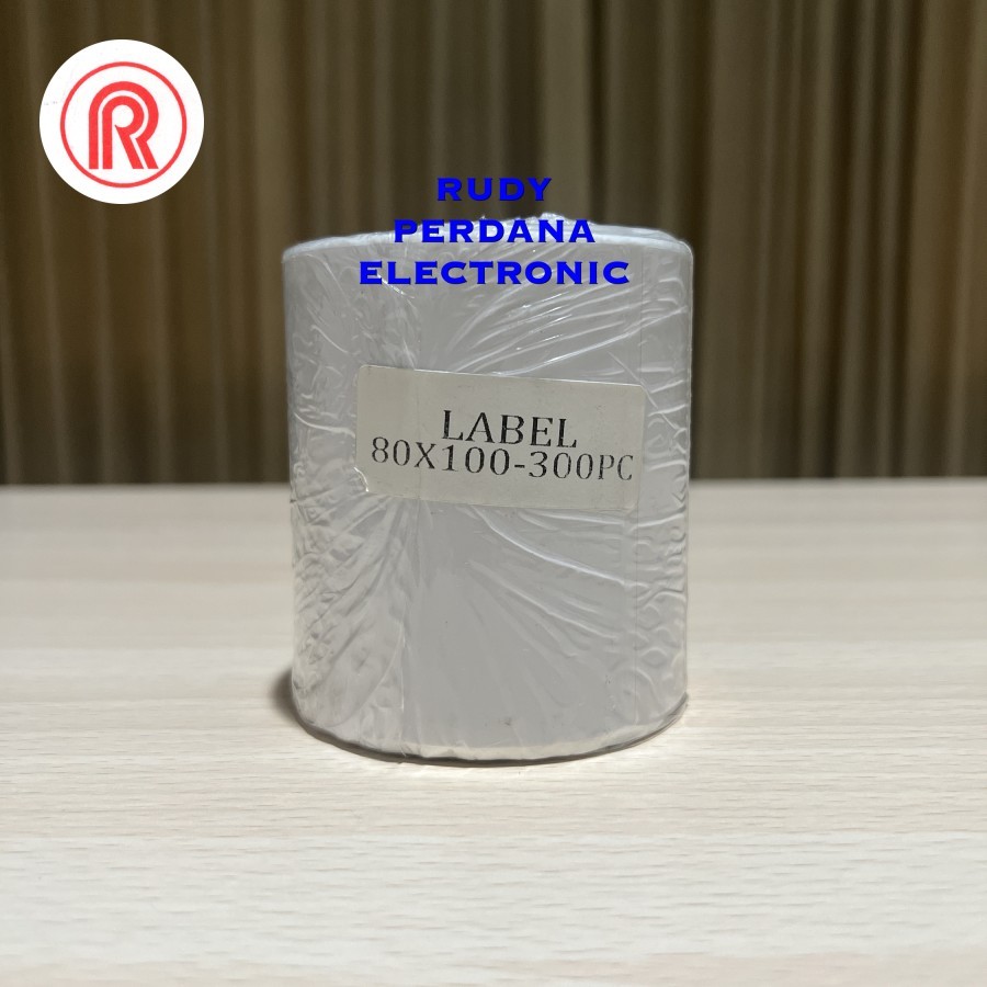

KERTAS LABEL STICKER THERMAL PRINTER 80X100MM 80 X 100 MM 300 PCS
