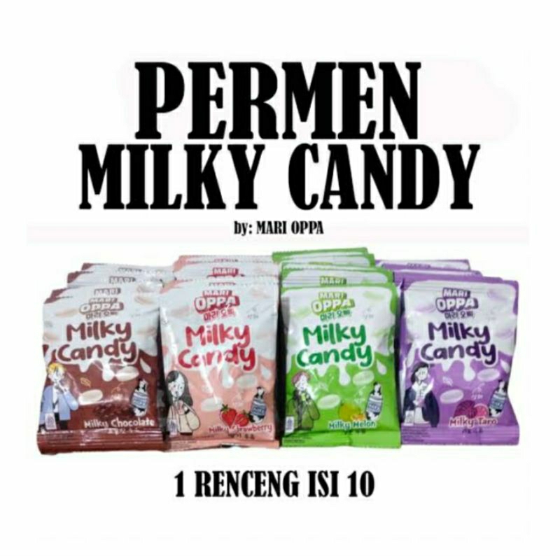 

Mari oppa candy R24 milky all variant