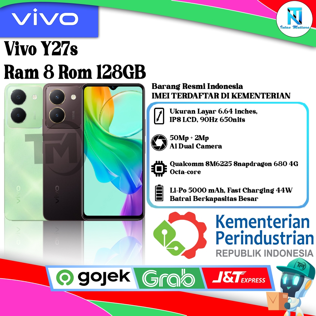 Vivo Y27s Ram 8/128GB | Ram 8/256GB