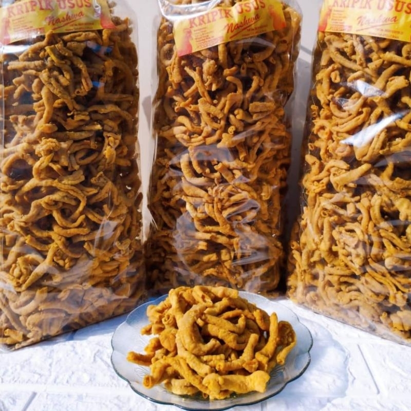 

KERIPIK USUS ORI 250 GRAM KRIPIK USUS AYAM CRISPY