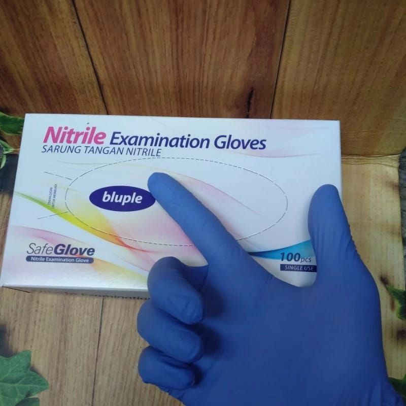 Safeglove Nitrile sarung tangan nitrile Safeglove Blueple