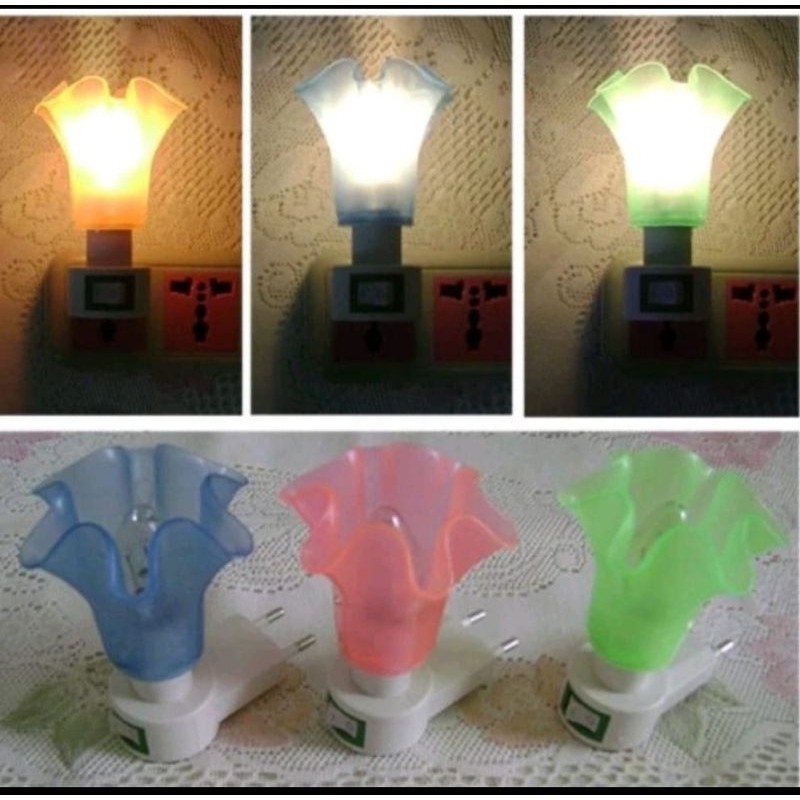 lampu tidur bunga/lampu tidur mini
