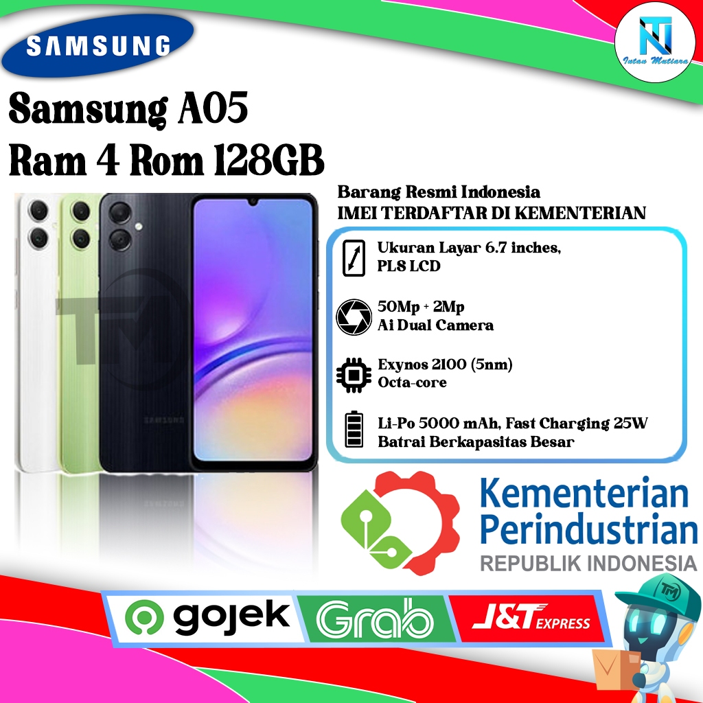 Samsung A05 Ram 4/64GB | Ram 4/128GB | Ram 6/128GB