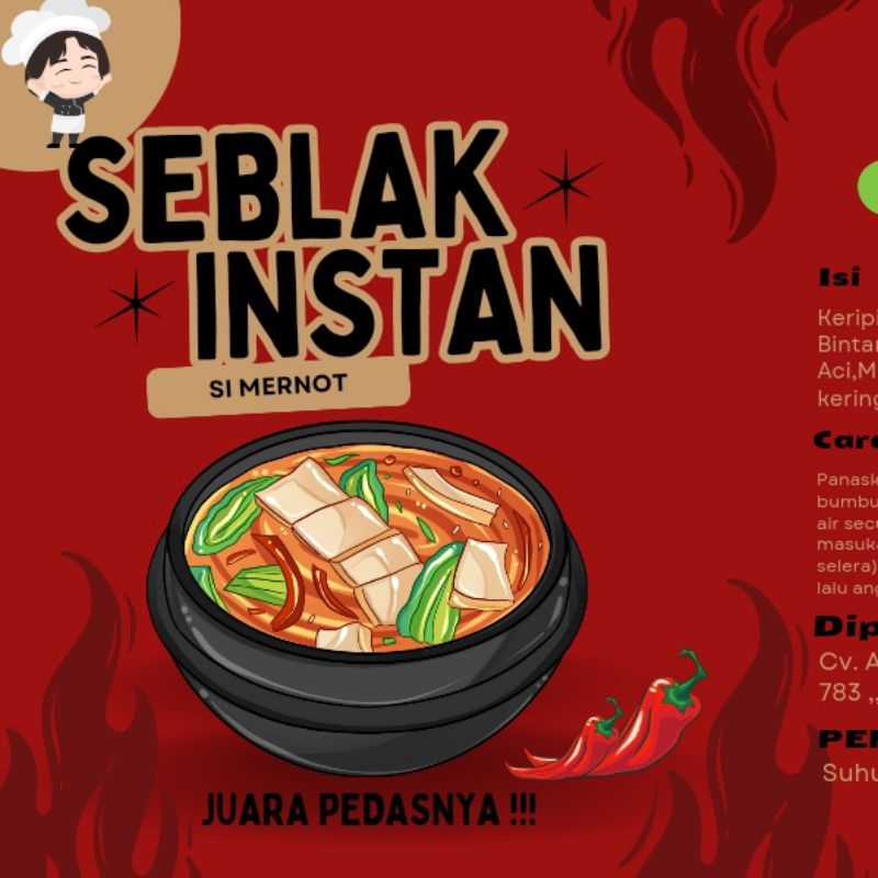 

SEBLAK INSTAN SI MERNOT