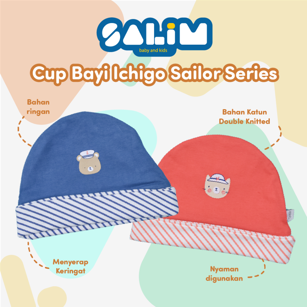 Topi Anak / Topi Ichigo / Topi bayi /Cup Bayi Ichigo Sailor Series