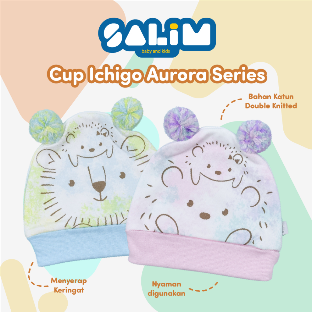 Topi bayi / Topi Baby / Topi Ichigo / Cup Ichigo Aurora Series - Topi Bayi