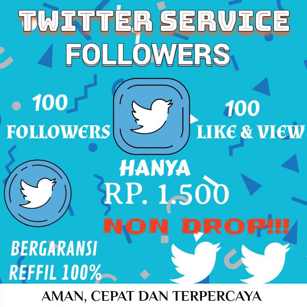 Followers Twitter termurah permanen