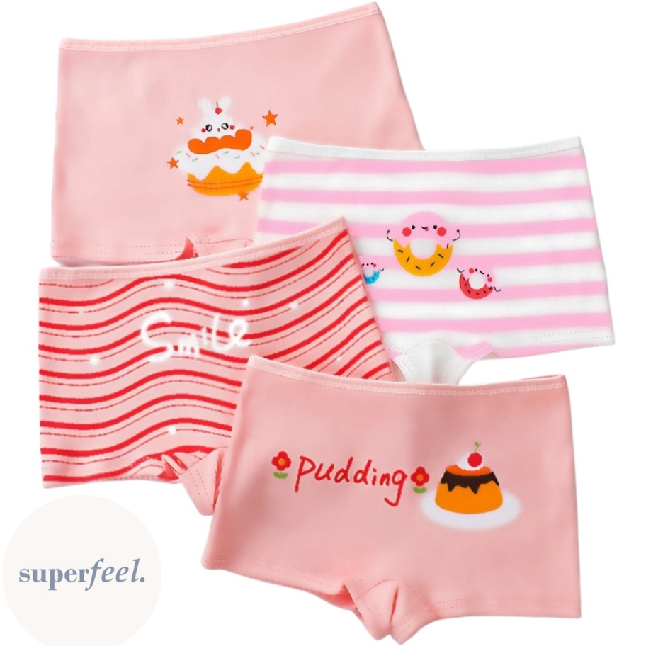 COD SFL CELANA DALAM KATUN BOXER ANAK PEREMPUAN COTTON NYAMAN BOCAH BALITA CD WANITA KECIL 72