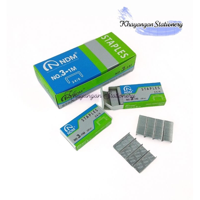 

Isi Staples/Refill Staples No.3 NDM Premium-KhayanganStationery