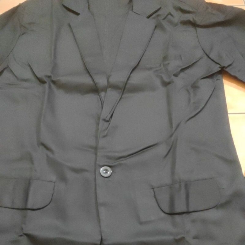 Terbaru Bps Cod Blazer / Jas Pria Ventura Hitam Sanmer Premium S M L Xl Ventu Black Formal Busa Kain