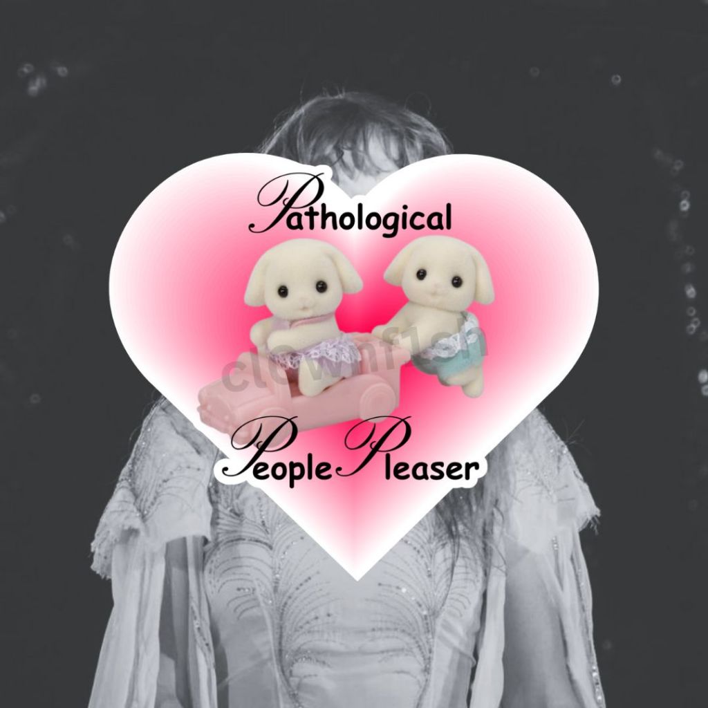 

Pathological People Pleaser Taylor Swift Sylvanian Families Sticker (You're Losing Me) (The Tortured Poets Department)