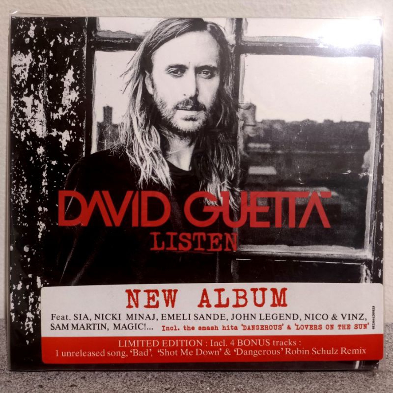 CD David Guetta Listen Original 2CD